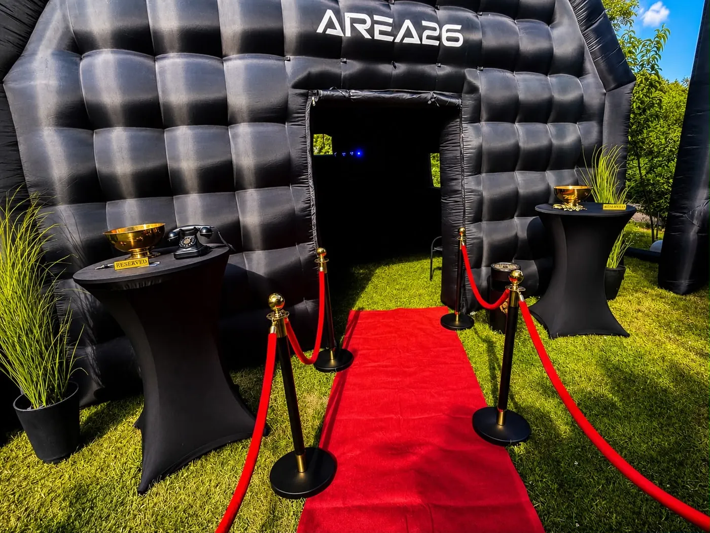AREA26 aufblasbare Disco – Eindruck 1