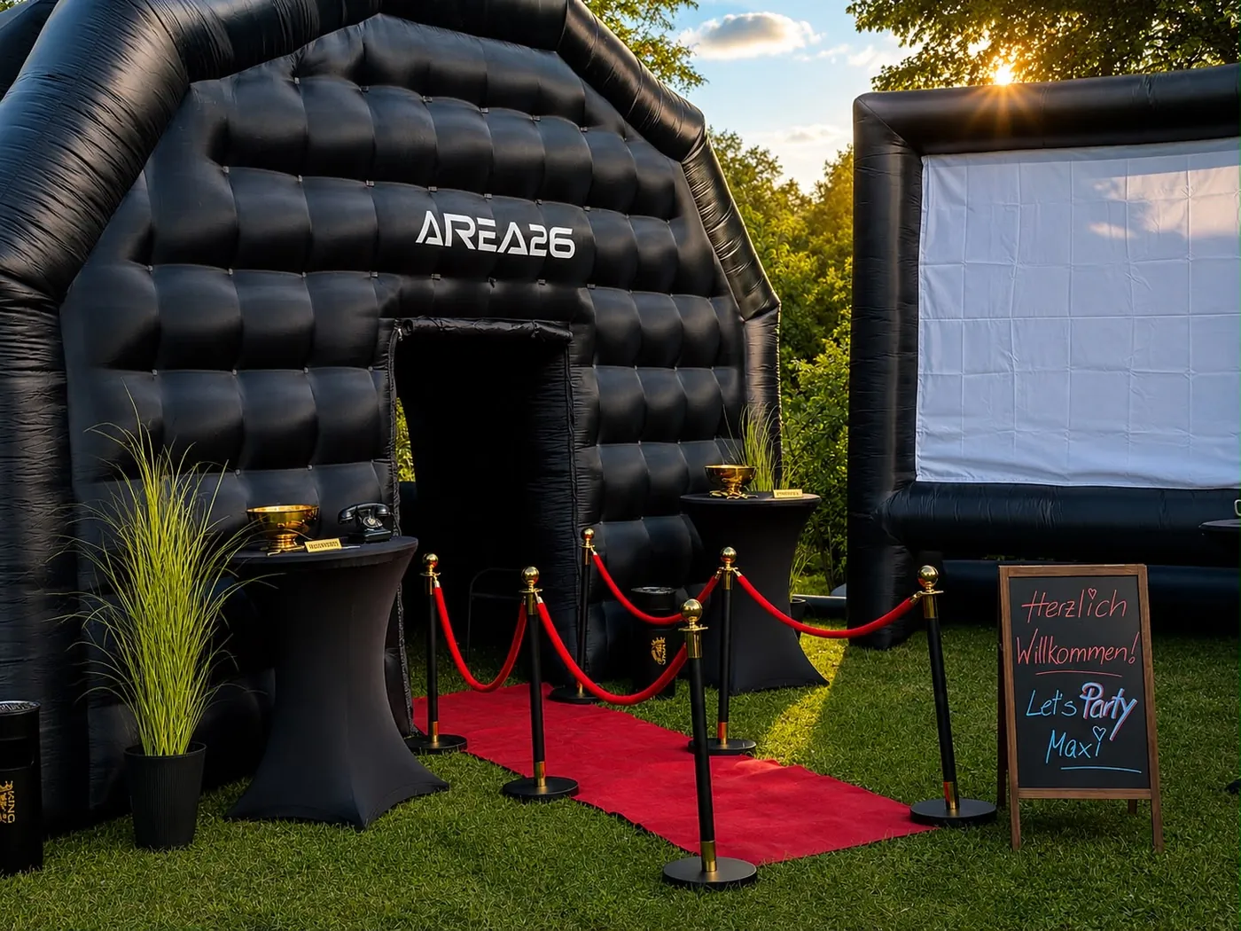 AREA26 aufblasbare Disco – Eindruck 3